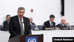 Nebojša Radmanović govori u generalnoj Skupštini UN, 10. april 2013.
