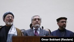 Outgoing Afghan Chief Executive Officer Abdullah Abdullah 