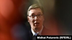 Despite facing 10 rivals, Aleksandar Vucic is said to be determined to win the presidency in the first round. 