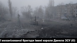 საილუსტრაციო ფოტო. ომით განადგურებული საცხოვრებელი უბანი უკრაინის დონეცკის ოლქის ქალაქ კონსტანტინოვკაში