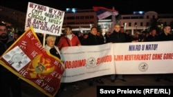 Anti NATO protest u Podgorici