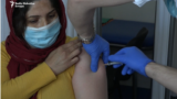Vakcinacija u migrantskom kampu u Beogradu