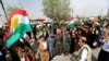 IRAQ -- Kurds celebrate during their independence referendum in Kirkuk, September 25, 2017