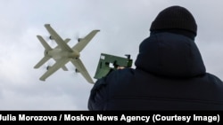 The Elka being launched during a media demonstration.