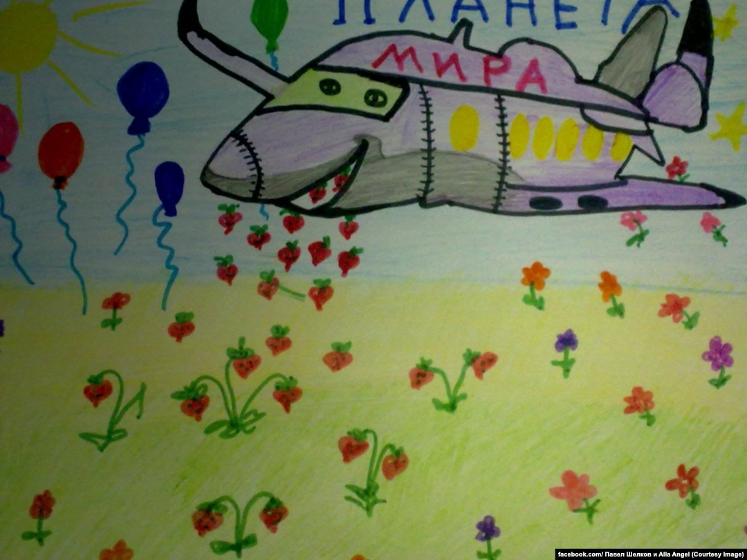 Through Art, Children Plea For Peace In Ukraine