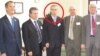 Pavlo Lapshyn (circled) has been described by some who knew him in his hometown as "quiet and diligent," with his teacher saying, "Our first reaction was that there might have been some mistake, that [Pavlo] couldn't have done it." 