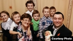 Светлана Давыдова, ее муж и их дети.