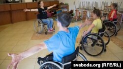 Заняткі ў студыі інклюзі