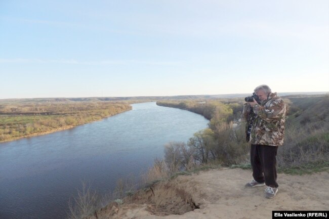 Казак на берегу Дона