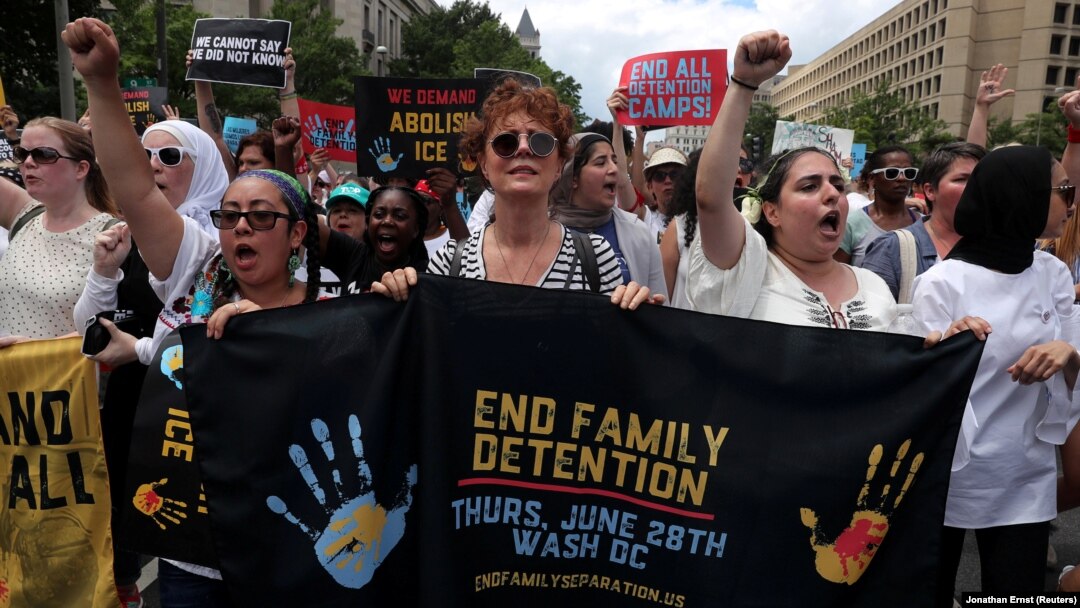 Susan Sarandon na protestu