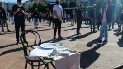 Protesti ugostitelja u Podgorici