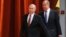 В. Путин и С. Лавров направляются на встречу с послами