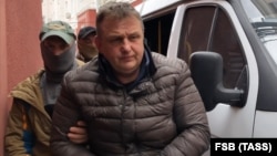 Vladyslav Yesypenko is detained in Crimea on March 16.