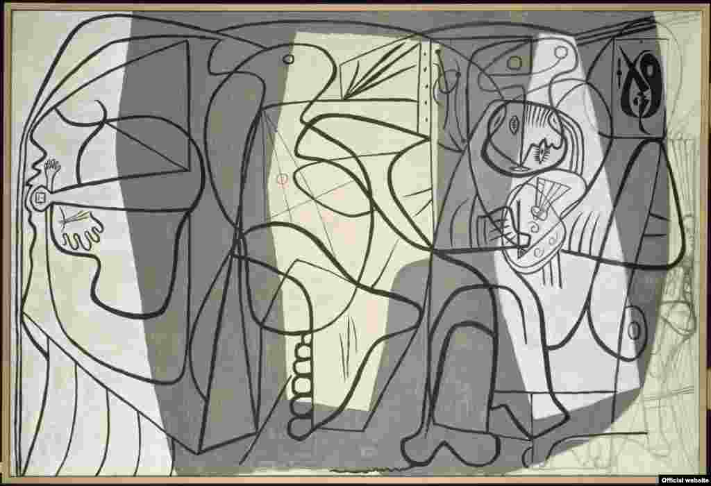 Pictorul și modelul său. 1926. Musée national Picasso-Paris Dation Pablo Picasso, 1979. MP96 Droit auteur : &copy;Succession Picasso, 2017 Crédit photo : &copy;RMN-Grand Palais (Musée national Picasso-Paris) / Jean-Gilles Berizzi 
