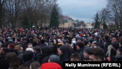 Митинг сторонников Алексея Навального в Калининграде, 10 декабря 2017