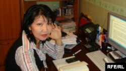 Азаттықтың Маңғыстау обылсындағы тілшісі Сәния Тойкен.