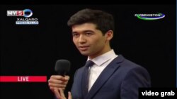 Таълим вазири ўринбосари Алишер Саъдуллаев.