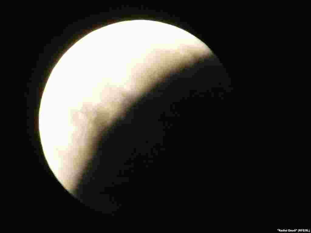 Lunar eclipse in Tajikistan, Kulob region
