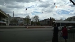 Вертолеты над Симферополем (видео)