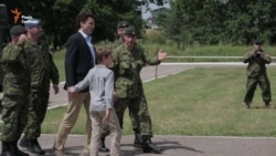 Канадський прем’єр із сином побував на Яворівському полігоні (відео)