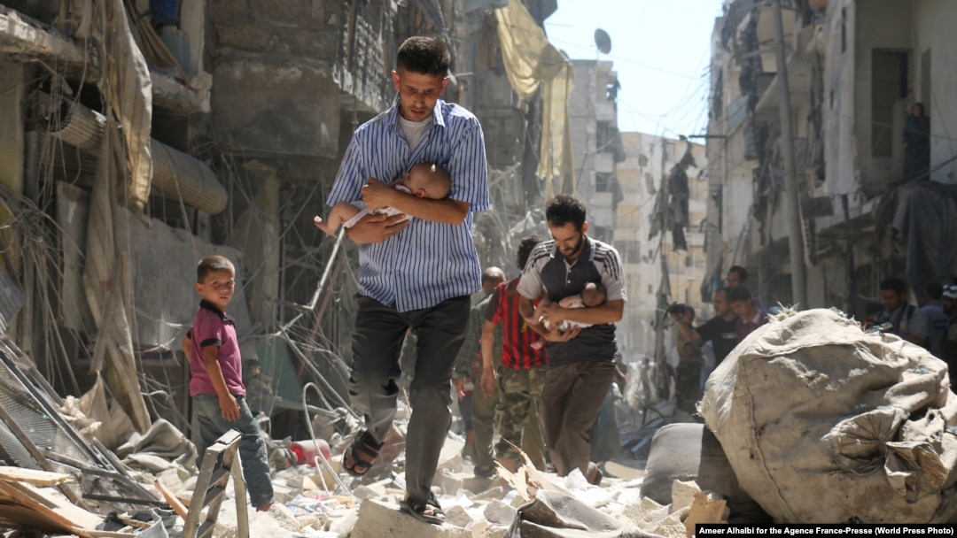 Эта фотография спасенного в Алеппо мальчика получила вторую премию World Press Photo за 2017 год 