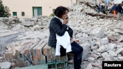 După cutremurul din Amatrice, centrul Italiei, 24 august 2016