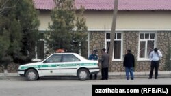 Police have a more visible presence around the Turkmen capital, Ashgabat. (file photo)