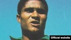 Mozambican-born Portuguese football legend Eusebio