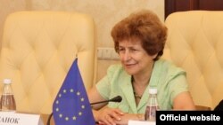 ევროპის პარლამენტის დეპუტატი ტატიანა ჟდანოკი. 12 აგვისტო, 2014. 