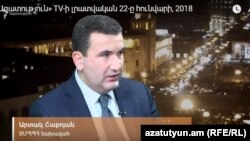 Արտակ Շաբոյանը «Ազատության» տաղավարում, 22-ը հունվարի, 2018 թ․ 