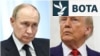 Presidenti amerikan, Donald Trump (djathtas) dhe homologu i tij rus, Vladimir Putin. Fotografi e kombinuar.