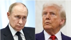 Russian President Vladimir Putin and US President Donald Trump (combo photo)