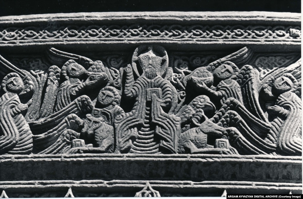 A detail of a Julfa khachkar