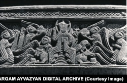 A detail of a Julfa khachkar