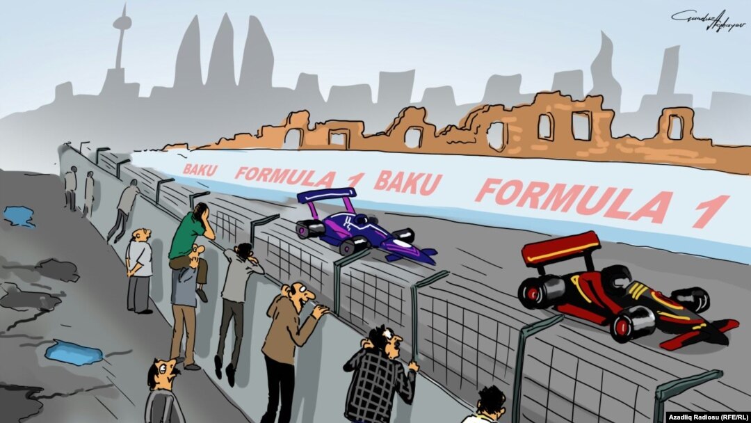 Formula-1. Karikatura