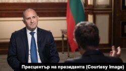 Бугарскиот претседател Румен Радев на интервју за Си Ен Ен, 10.06.2025