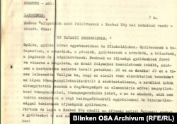 A Kossuth Rádió műsorának átirata a Szabad Európa Rádió archívumából.