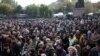 Armenia - The opposition Armenian National Congress holds a rally in Yerevan's Liberty Square, 28Oct2011.