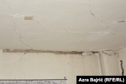 Zidovi u stanu Milice Radić nakon zemljotresa