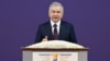 Президент Узбекистану Шавкат Мірзійоєв під час відкриття бізнес-форуму в Ташкенті, 10 червня 2025 року