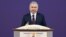 Президент Узбекистану Шавкат Мірзійоєв під час відкриття бізнес-форуму в Ташкенті, 10 червня 2025 року