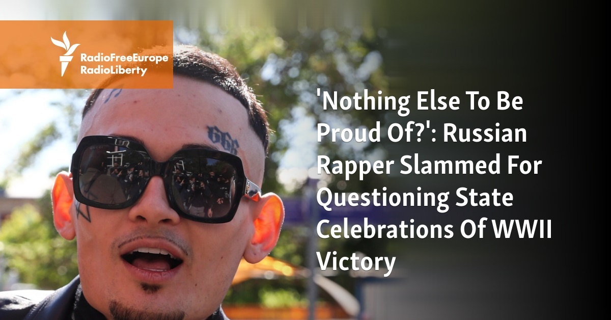 Nothing Else To Be Proud Of?': Russian Rapper Slammed For