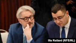 „კოალიცია ცვლილებისთვის“ წევრები: ნიკა გვარამია (მარცხნივ) და გიგა ლემონჯავა