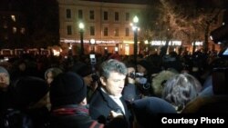 Борис Немцов на Чистых прудах
