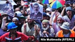 Акция сторонников смещенного президента Египта Мохаммеда Мурси (Каир, 1 августа 2013 года)
