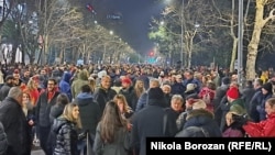 Protesti studenata i građana, Podgorica, 22. februara 2025.