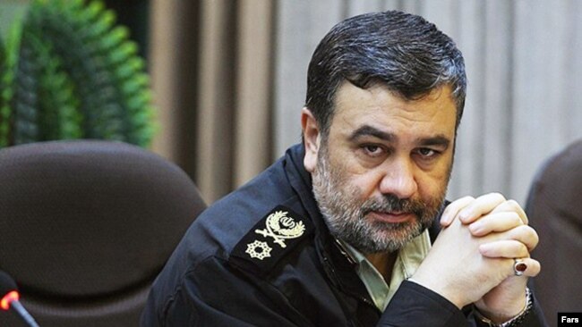 Iranian police chief Hossein Ashtari, undated.