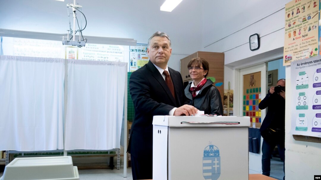 Viktor Orban na biralištu