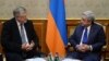 Armenia -- President Serzh Sarkisian meets with Herbert Salber, the European Union's special representative for the South Caucasus, Yerevan, 9Feb2015