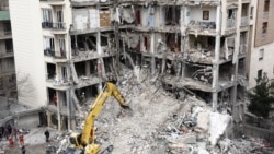 نمایی از ویرانی‌های برجای مانده از حملات آمریکا و اسرائیل به تهران